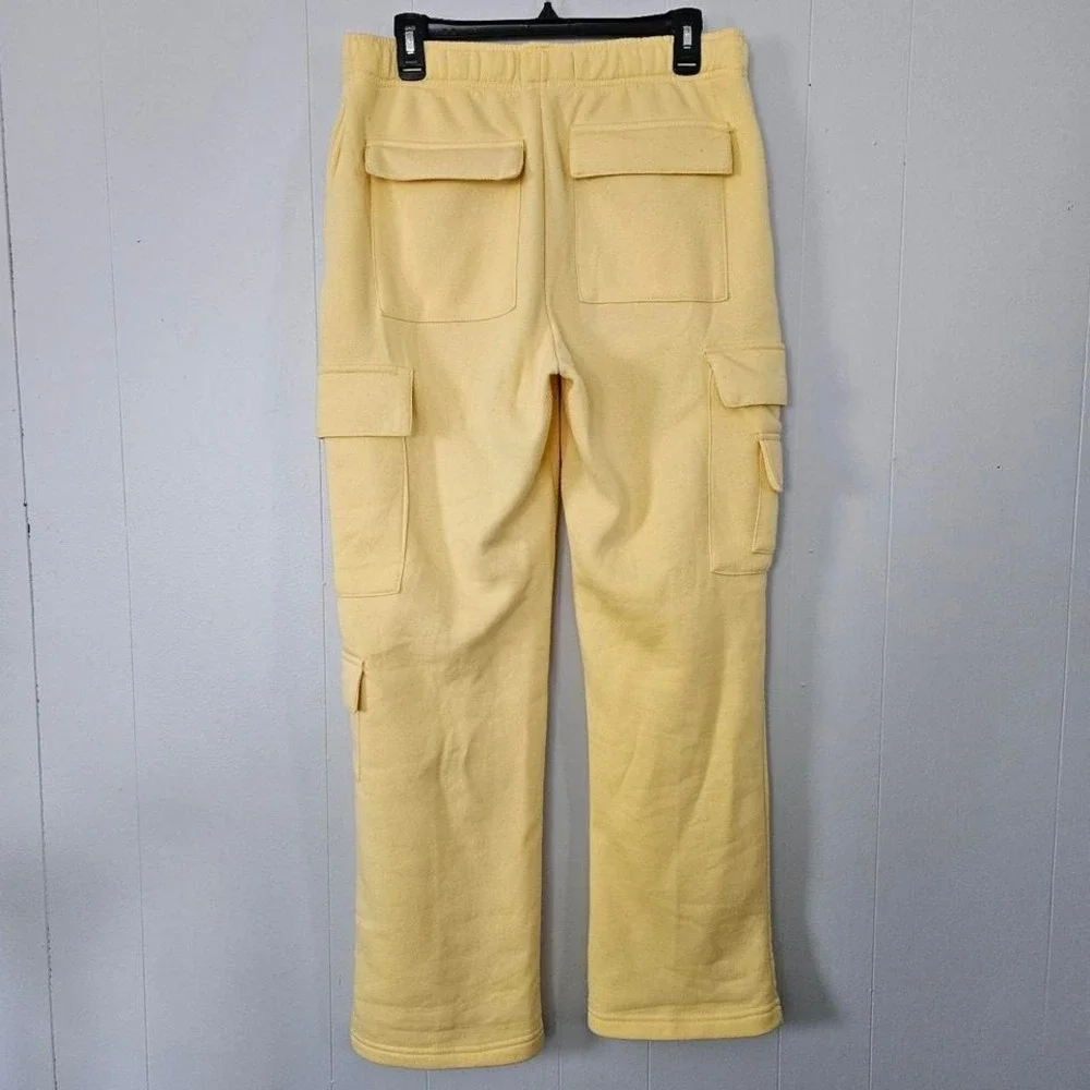 Cargo Sweatpants Women Medium Fleece Utility Joggers Pockets Comfy‎ y2k